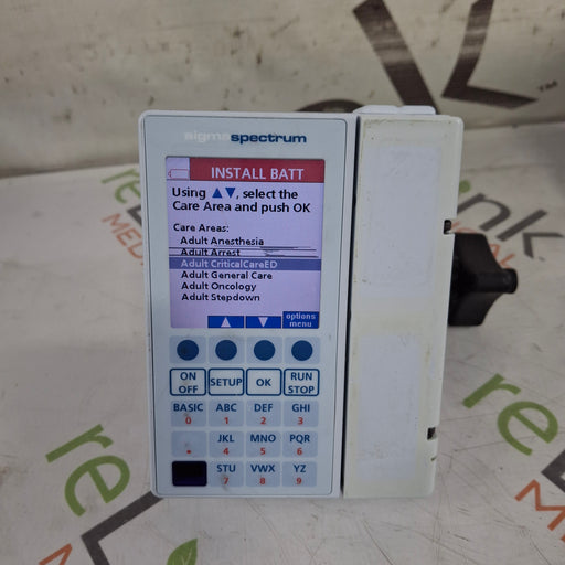 Baxter Baxter Sigma Spectrum 8.01.00 w/o Battery Infusion Pump Infusion Pump reLink Medical