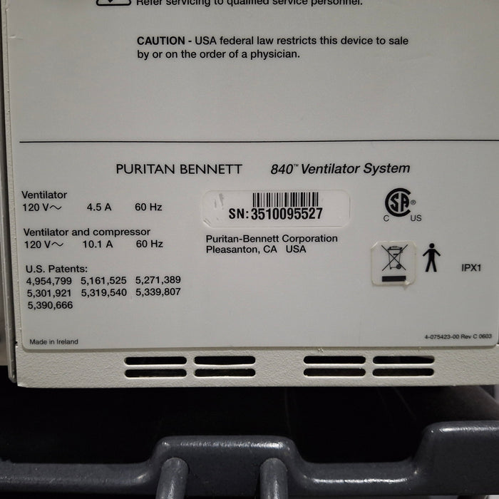Puritan Bennett Puritan Bennett 840 Ventilator Respiratory reLink Medical