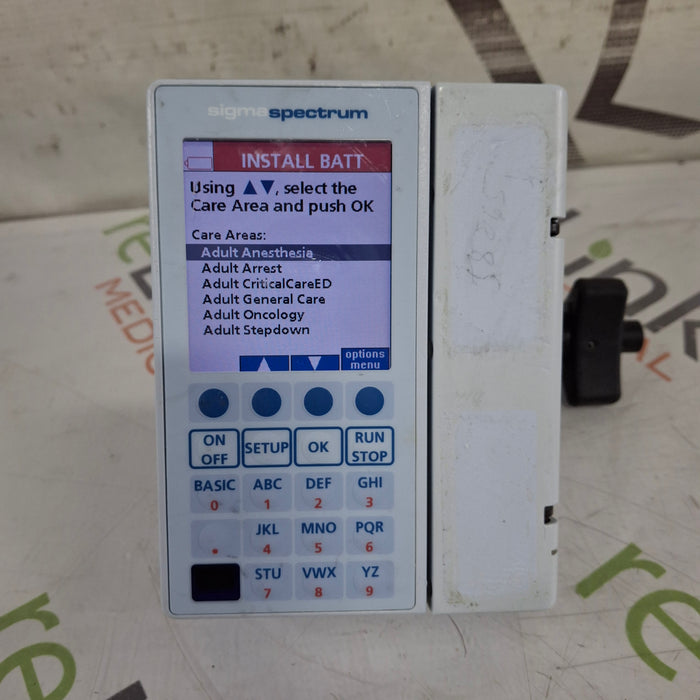 Baxter Baxter Sigma Spectrum 8.01.00 w/o Battery Infusion Pump Infusion Pump reLink Medical