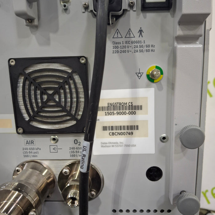 GE Healthcare Engstrom Carestation Ventilator