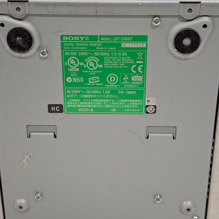 Sony Sony UP-D897 Digital Graphic Printer CR and Imagers reLink Medical