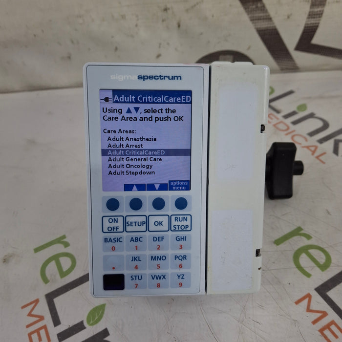 Baxter Baxter Sigma Spectrum 8.01.00 w/o Battery Infusion Pump Infusion Pumps reLink Medical