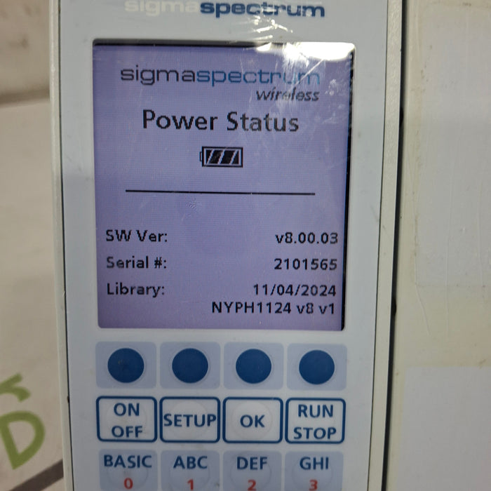 Baxter Baxter Sigma Spectrum 8.00.03 w/o Battery Infusion Pump Infusion Pump reLink Medical