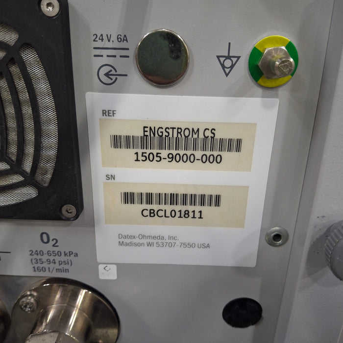 GE Healthcare Engstrom Carestation Ventilator