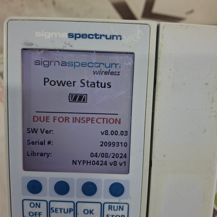 Baxter Baxter Sigma Spectrum 8.00.03 w/o Battery Infusion Pump Infusion Pumps reLink Medical