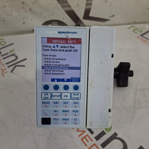 Baxter Baxter Sigma Spectrum 8.00.04 w/o Battery Infusion Pump Infusion Pump reLink Medical