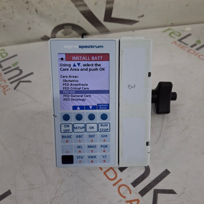Baxter Baxter Sigma Spectrum 8.01.00 w/o Battery Infusion Pump Infusion Pumps reLink Medical