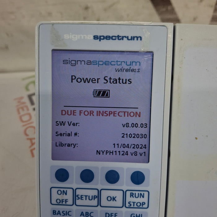 Baxter Baxter Sigma Spectrum 8.00.03 w/o Battery Infusion Pump Infusion Pump reLink Medical
