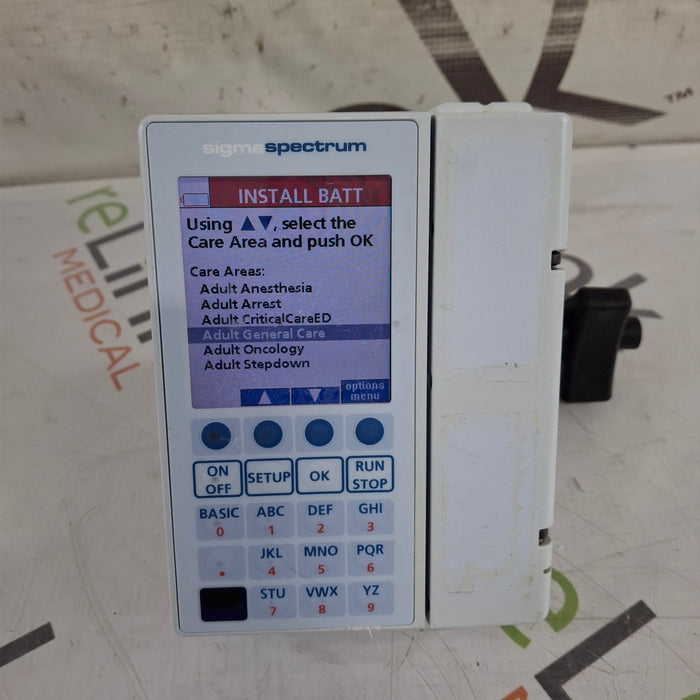 Baxter Baxter Sigma Spectrum 8.00.04 w/o Battery Infusion Pump Infusion Pump reLink Medical