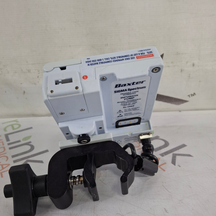 Baxter Baxter Sigma Spectrum 8.00.05 w/o Battery Infusion Pump Infusion Pump reLink Medical