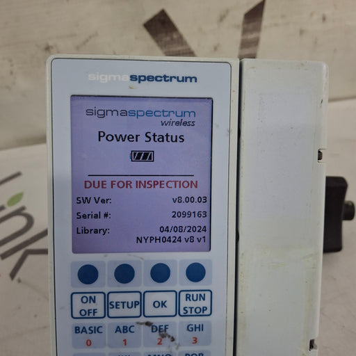 Baxter Baxter Sigma Spectrum 8.00.03 w/o Battery Infusion Pump Infusion Pumps reLink Medical