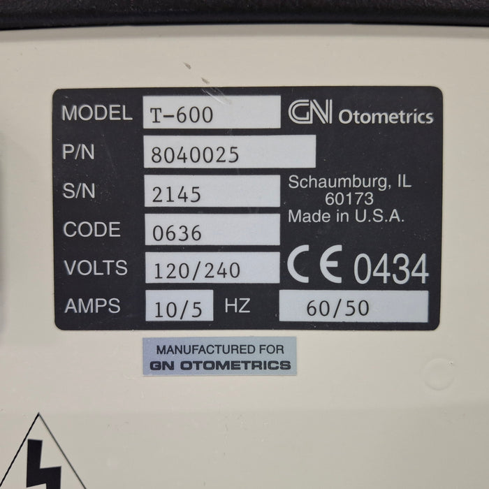 GN Otometrics GN Otometrics ICS T-600 CHARTR Isolation Transformer Audiology reLink Medical