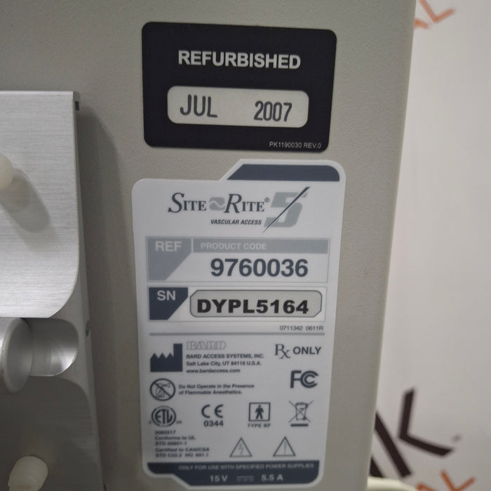 Bard Medical Site Rite 5 Ultrasound