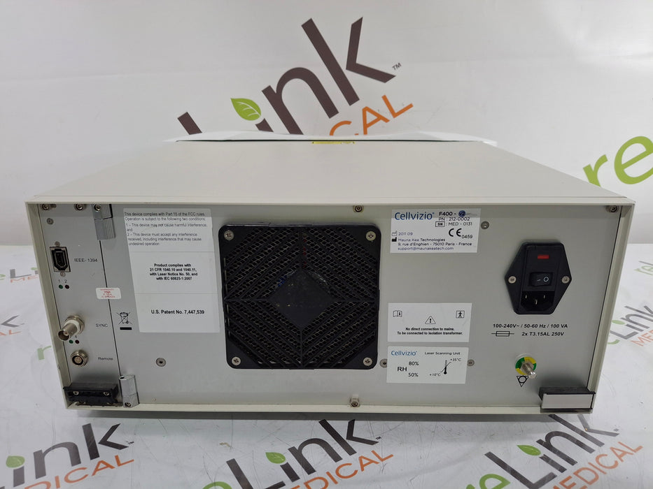 Mauna Kea Technologies Mauna Kea Technologies Cellvizio F-400 V2 Manometry System Surgical Equipment reLink Medical