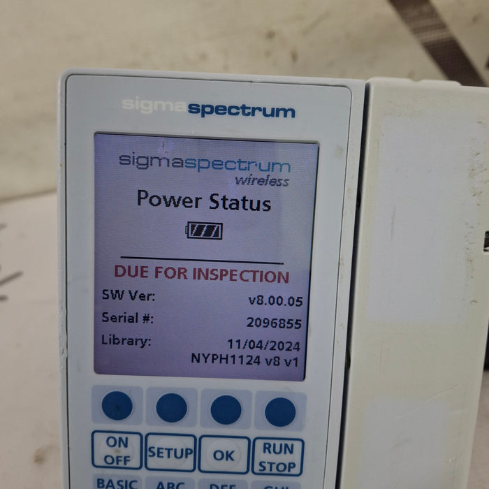 Baxter Baxter Sigma Spectrum 8.00.05 w/o Battery Infusion Pump Infusion Pump reLink Medical