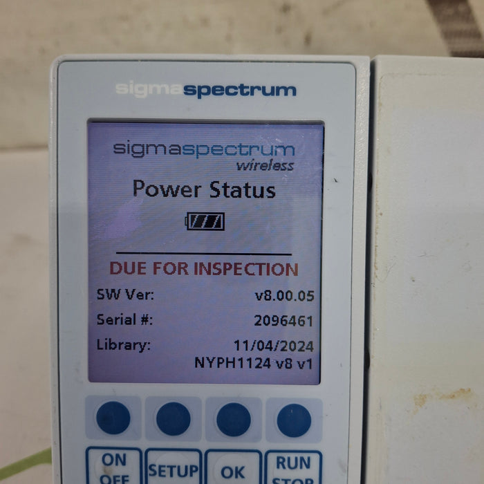 Baxter Baxter Sigma Spectrum 8.00.05 w/o Battery Infusion Pump Infusion Pump reLink Medical