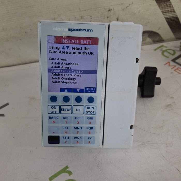 Baxter Baxter Sigma Spectrum 8.00.05 w/o Battery Infusion Pump Infusion Pump reLink Medical