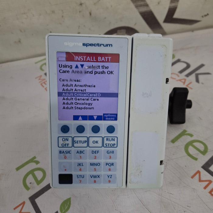 Baxter Baxter Sigma Spectrum 8.00.04 w/o Battery Infusion Pump Infusion Pump reLink Medical