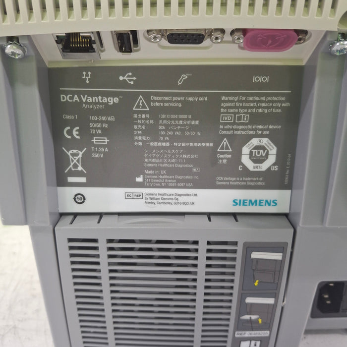 Siemens Siemens DCA Vantage Analyzer Clinical Lab reLink Medical