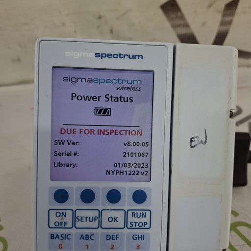 Baxter Baxter Sigma Spectrum 8.00.05 w/o Battery Infusion Pump Infusion Pumps reLink Medical