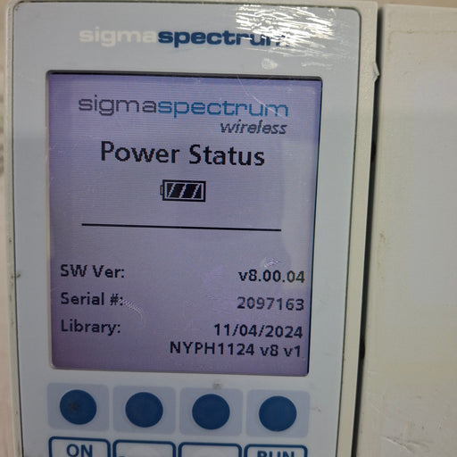 Baxter Baxter Sigma Spectrum 8.00.04 w/o Battery Infusion Pump Infusion Pump reLink Medical