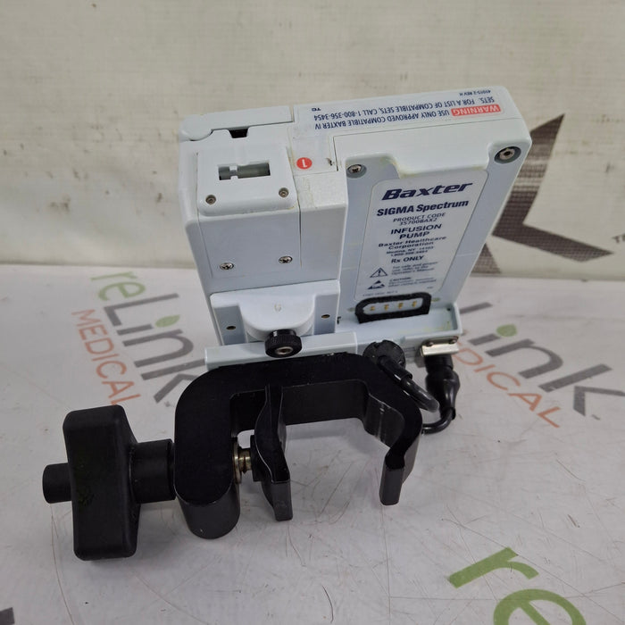 Baxter Baxter Sigma Spectrum 8.00.04 w/o Battery Infusion Pump Infusion Pump reLink Medical