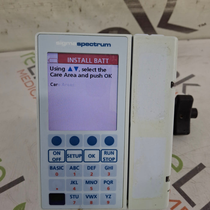 Baxter Sigma Spectrum 8.01.00 w/o Battery Infusion Pump