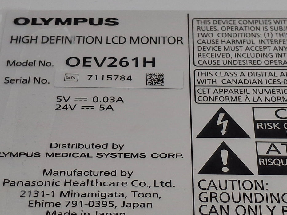 Olympus OEV261H 26" LCD Endoscopy Monitor