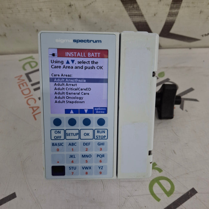 Baxter Baxter Sigma Spectrum 8.01.00 w/o Battery Infusion Pump Infusion Pump reLink Medical