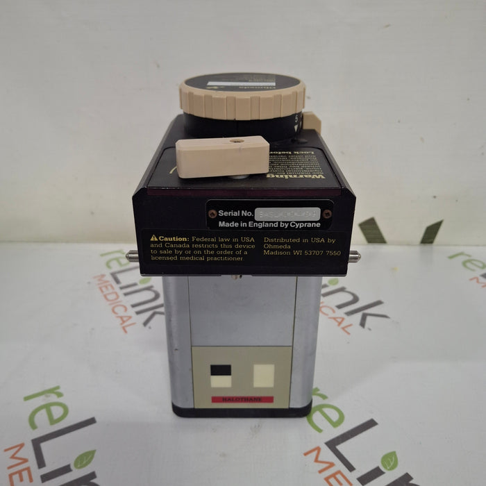 Datex-Ohmeda Datex-Ohmeda Fluotec 4 Halothane Vaporizer Anesthesia reLink Medical