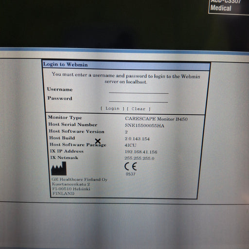 GE Healthcare GE Healthcare Carescape B450 Critical Care Patient Monitor Patient Monitors reLink Medical