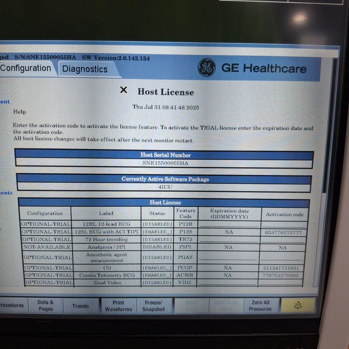 GE Healthcare GE Healthcare Carescape B450 Critical Care Patient Monitor Patient Monitors reLink Medical