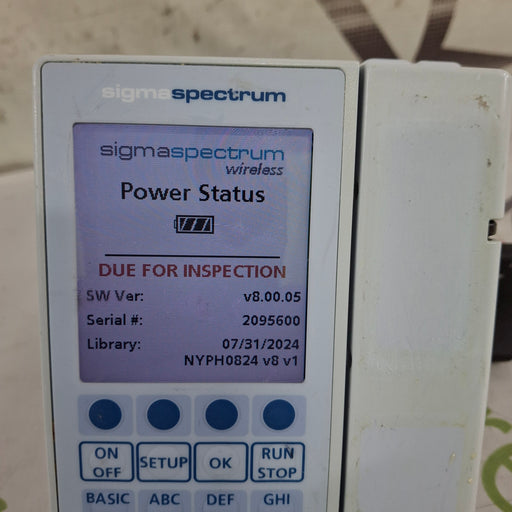 Baxter Baxter Sigma Spectrum 8.00.05 w/o Battery Infusion Pump Infusion Pump reLink Medical