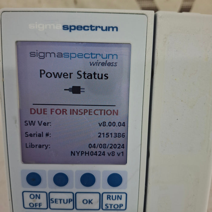 Baxter Baxter Sigma Spectrum 8.00.04 w/o Battery Infusion Pump Infusion Pump reLink Medical