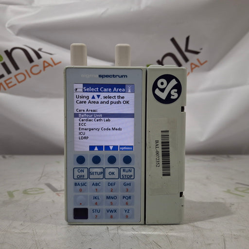 Baxter Baxter Sigma Spectrum 6.05.13 with A/B/G/N Battery Infusion Pump Infusion Pump reLink Medical