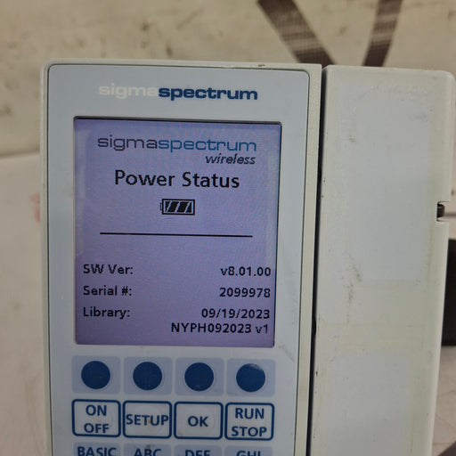 Baxter Baxter Sigma Spectrum 8.01.00 w/o Battery Infusion Pump Infusion Pumps reLink Medical