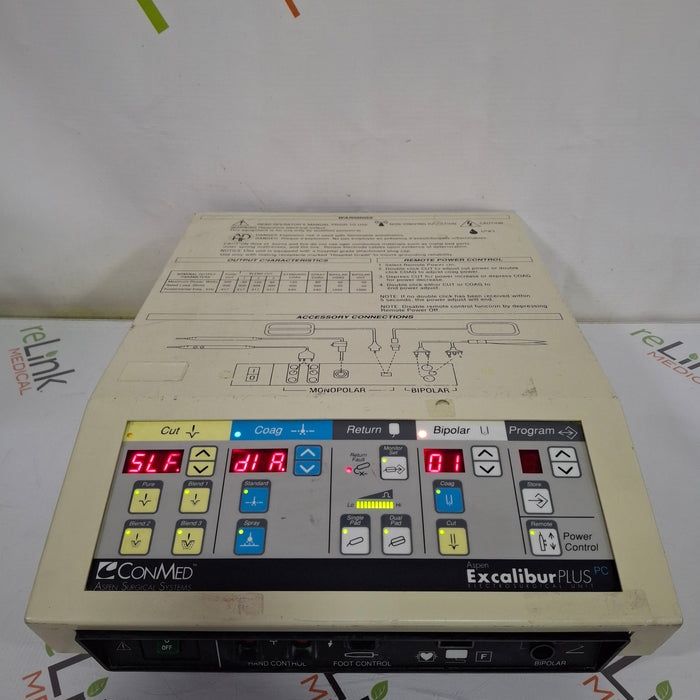 ConMed ConMed Aspen Excalibur Plus Electrosurgical Unit Electrosurgical Units reLink Medical