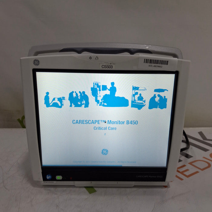 GE Healthcare GE Healthcare Carescape B450 Critical Care Patient Monitor Patient Monitors reLink Medical