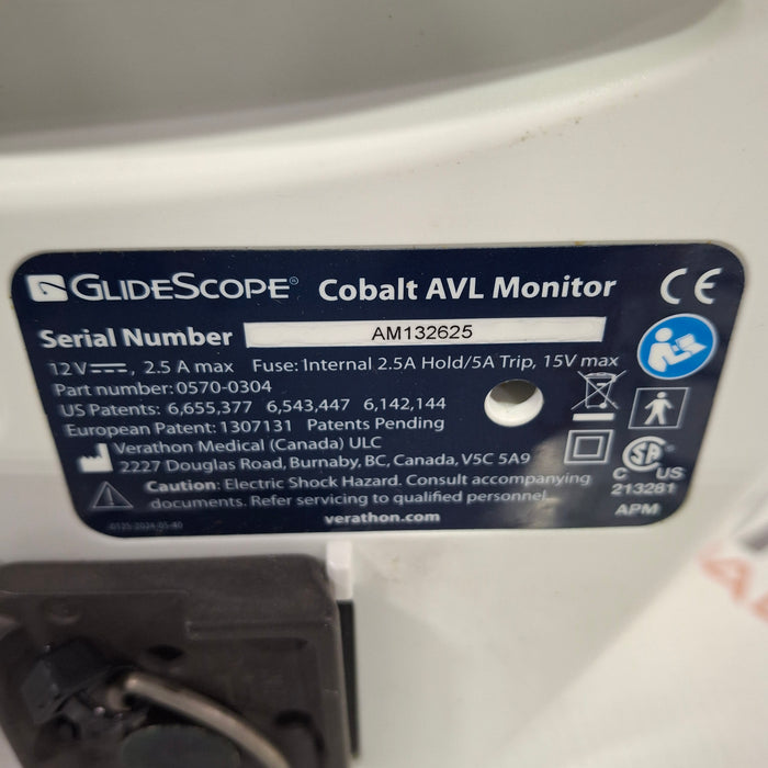 Verathon Medical, Inc Verathon Medical, Inc Glidescope Cobalt AVL Video Laryngoscope Surgical Equipment reLink Medical