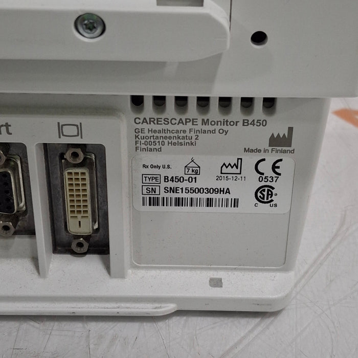 GE Healthcare GE Healthcare Carescape B450 Critical Care Patient Monitor Patient Monitors reLink Medical