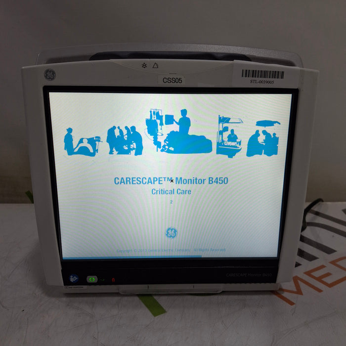 GE Healthcare Carescape B450 Critical Care Patient Monitor