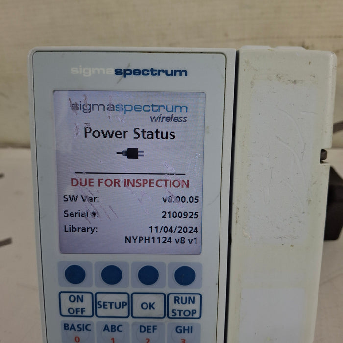 Baxter Baxter Sigma Spectrum 8.00.05 w/o Battery Infusion Pump Infusion Pump reLink Medical