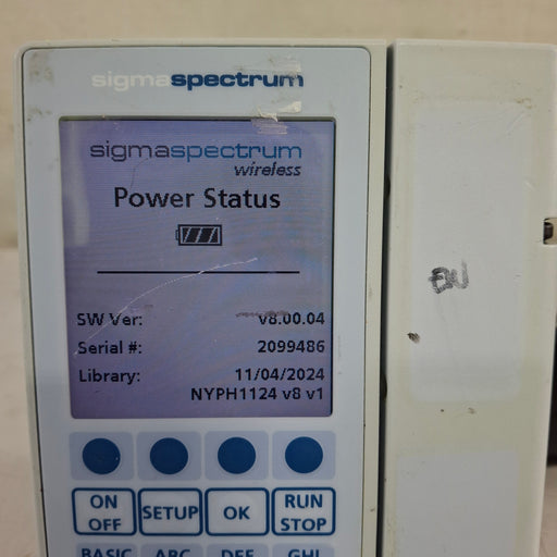Baxter Baxter Sigma Spectrum 8.00.04 w/o Battery Infusion Pump Infusion Pump reLink Medical