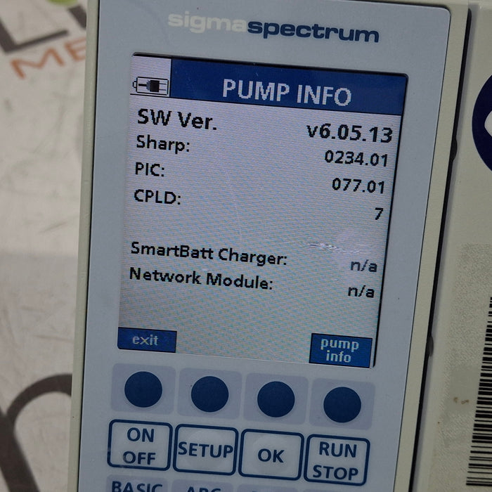 Baxter Baxter Sigma Spectrum 6.05.13 without Battery Infusion Pump Infusion Pumps reLink Medical