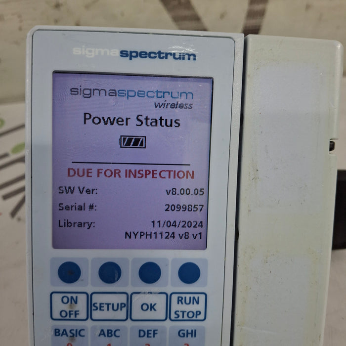Baxter Baxter Sigma Spectrum 8.00.05 w/o Battery Infusion Pump Infusion Pump reLink Medical