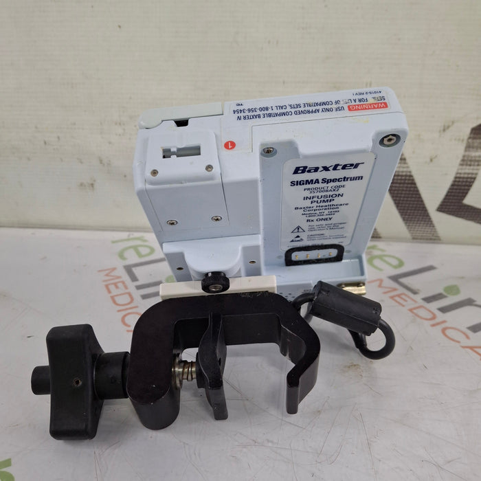 Baxter Baxter Sigma Spectrum 8.00.05 w/o Battery Infusion Pump Infusion Pump reLink Medical