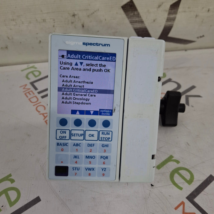 Baxter Baxter Sigma Spectrum 8.01.00 w/o Battery Infusion Pump Infusion Pump reLink Medical
