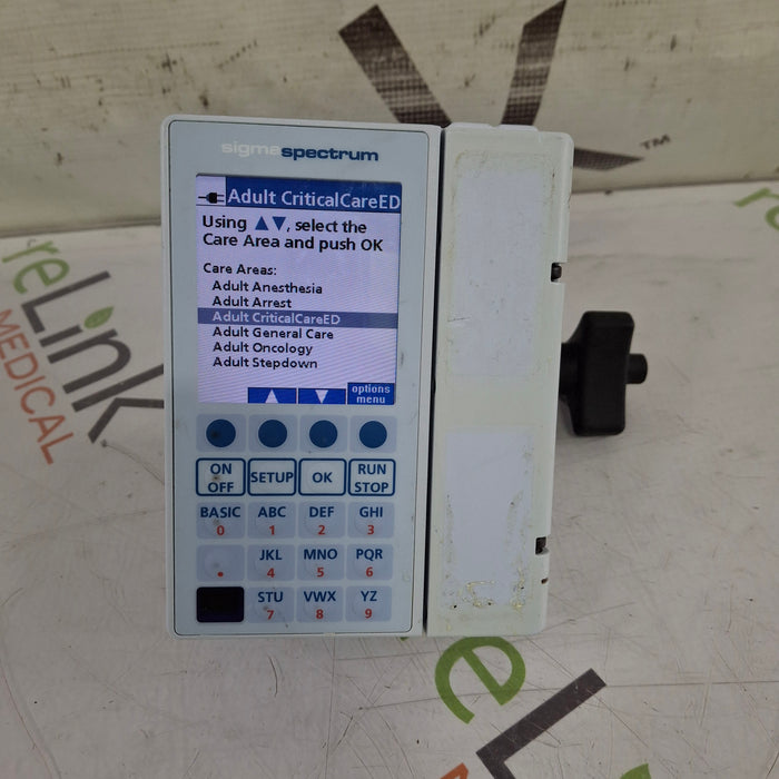 Baxter Baxter Sigma Spectrum 8.01.00 w/o Battery Infusion Pump Infusion Pump reLink Medical