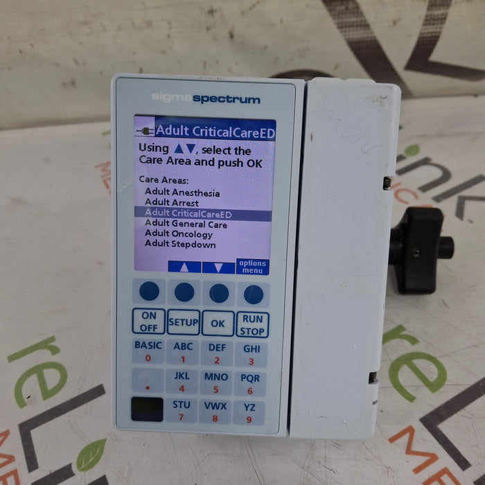 Baxter Baxter Sigma Spectrum 8.01.00 w/o Battery Infusion Pump Infusion Pump reLink Medical