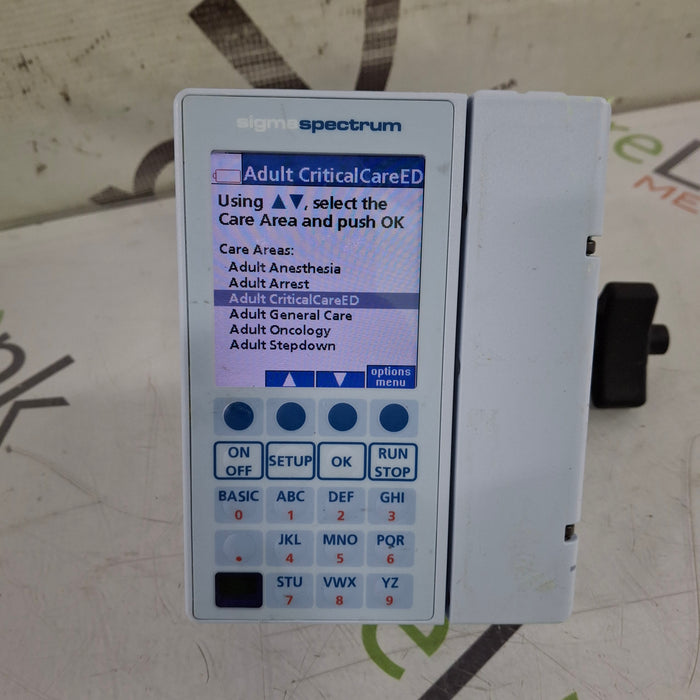 Baxter Baxter Sigma Spectrum 8.01.00 w/o Battery Infusion Pump Infusion Pump reLink Medical